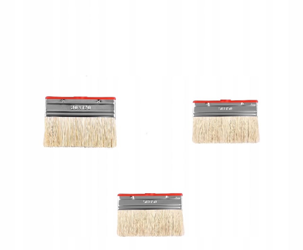 Zestaw pędzli do malowania 3 sztuki