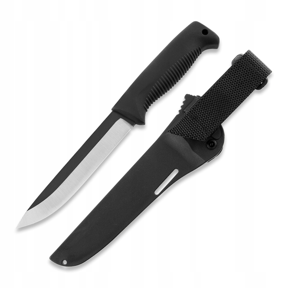 Nóż Peltonen Knives M95 Ranger Puukko Sissipuukko Czarna Rękojeść|Pochwa