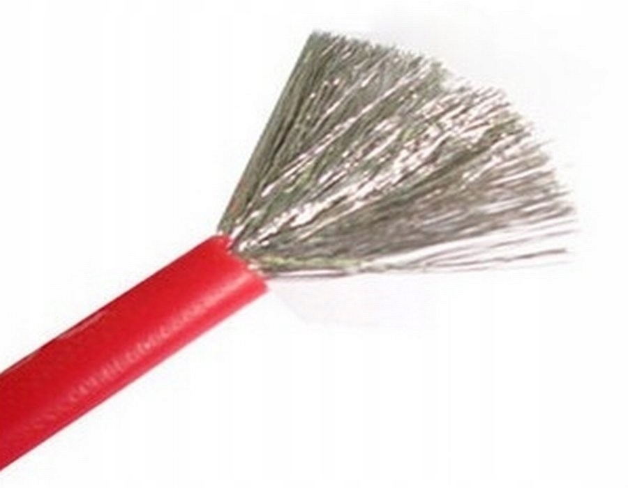 Przewód silikonowy 16AWG czerwony 1m