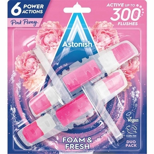 

Astonish Foam Fresh Pink Peony Zawieszka Wc 2x40g