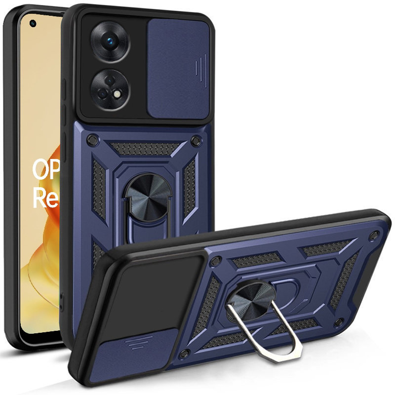 

Etui Pancerne Slide Ring do Oppo Reno 8T Szkło