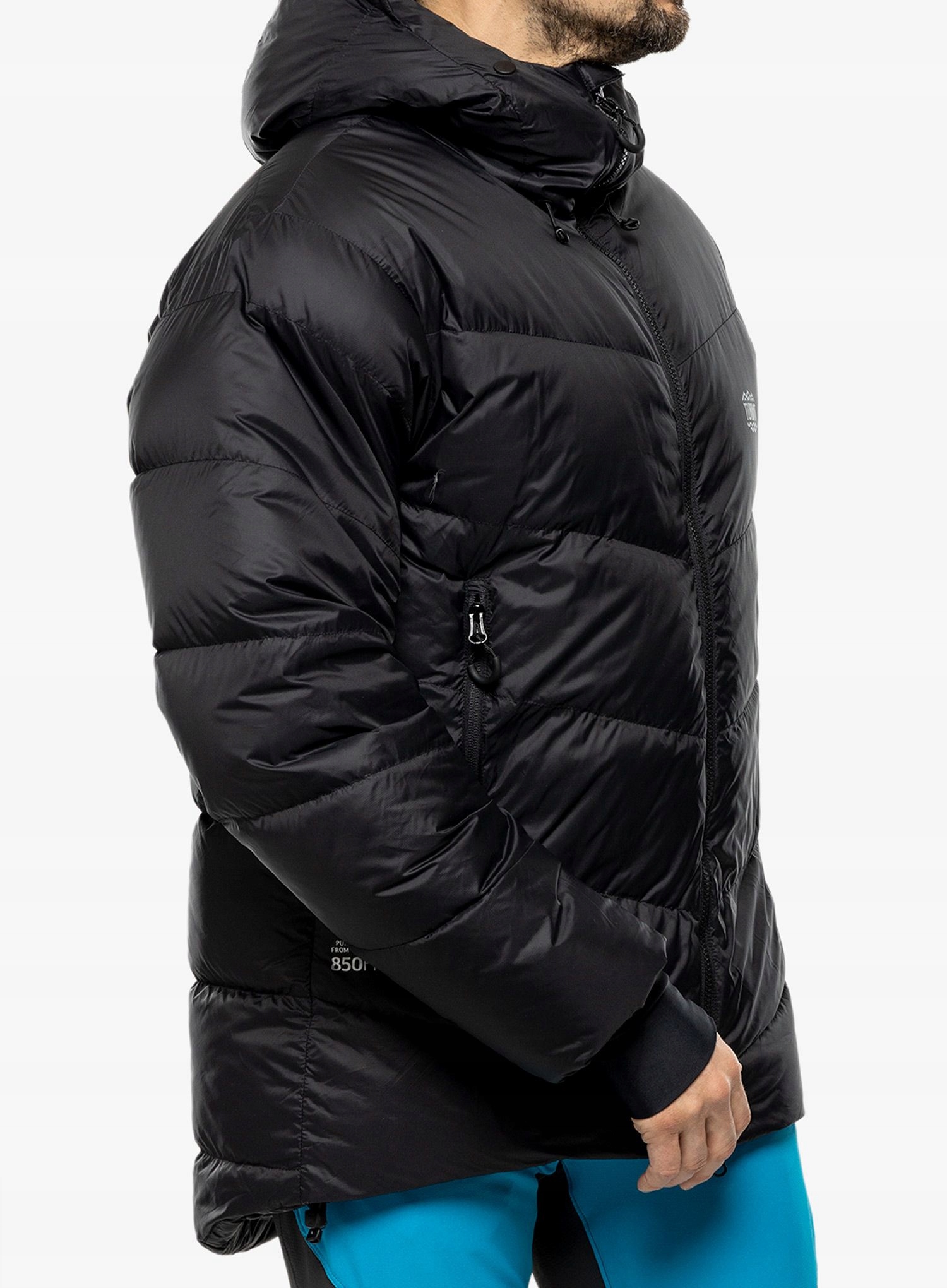 Péřová bunda Turbat Petros Pro jet black M