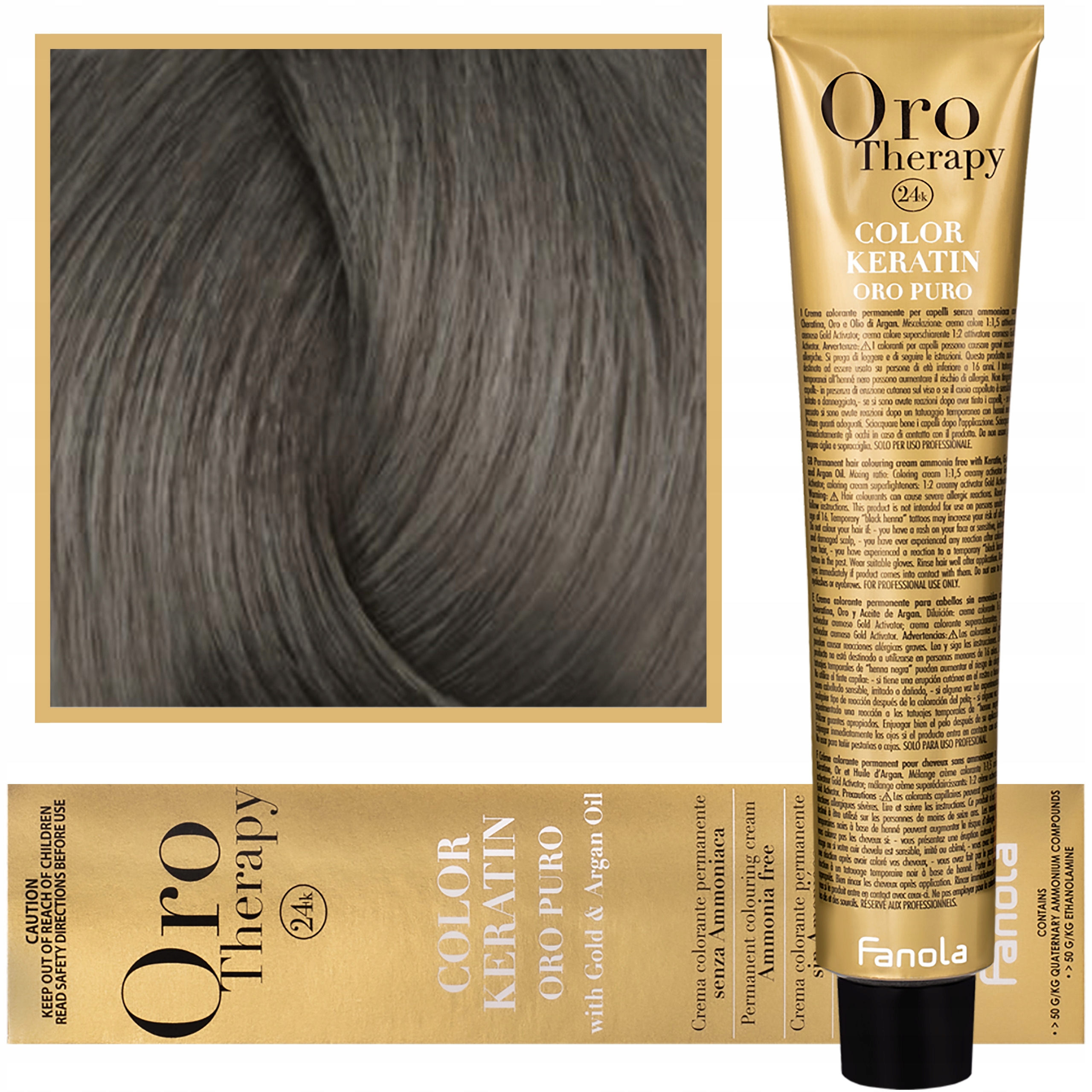 

Fanola Oro Therapy keratynowa farba 8,1 100ml