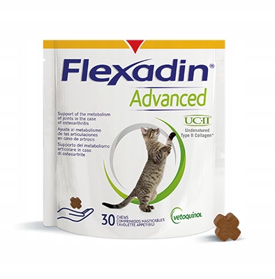 Flexadin Advanced Cat 30 kęsów Vetoquinol kot