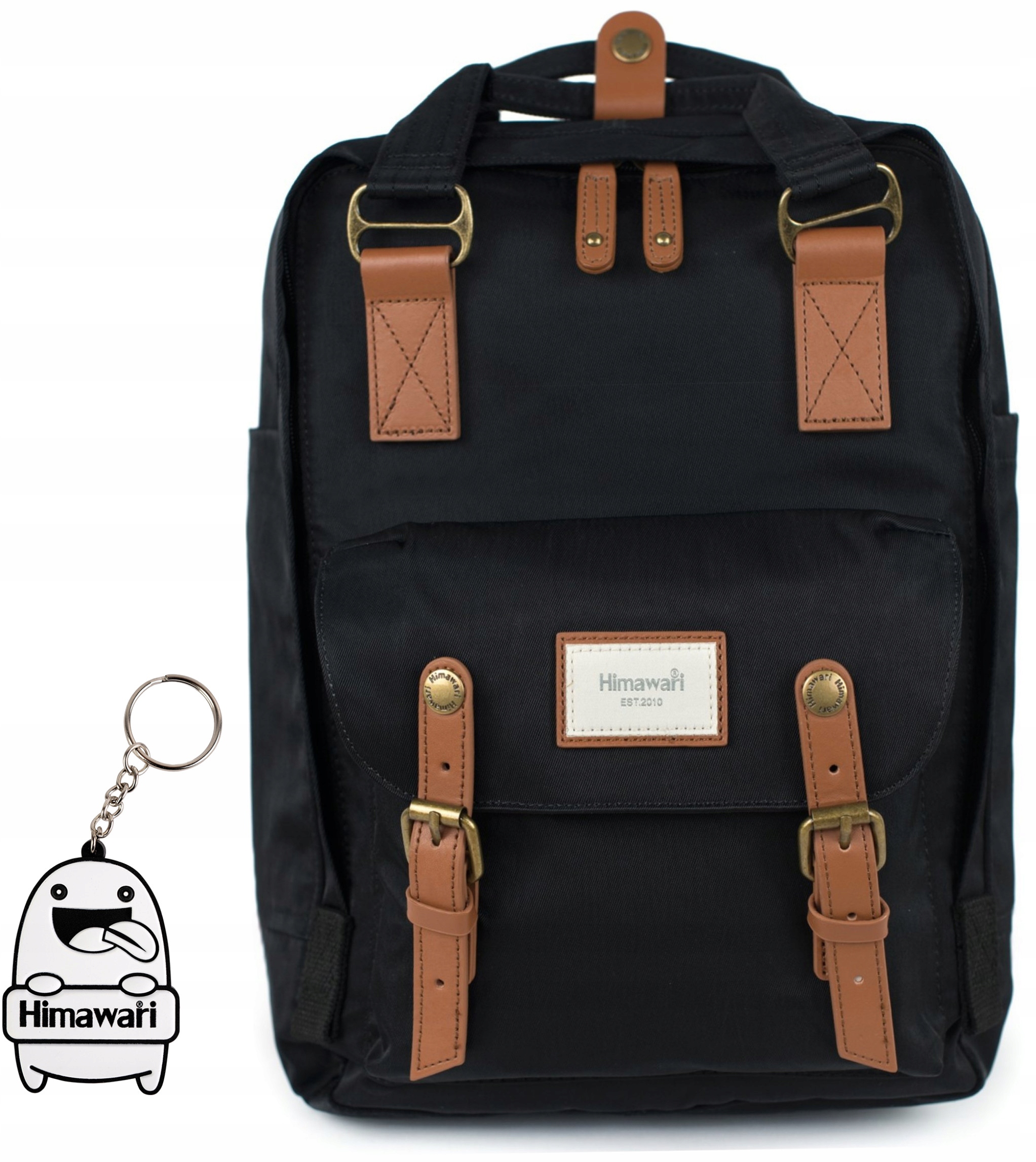 Batoh Himawari Basic S – turistické lehké příruční zavazadlo, černá barva