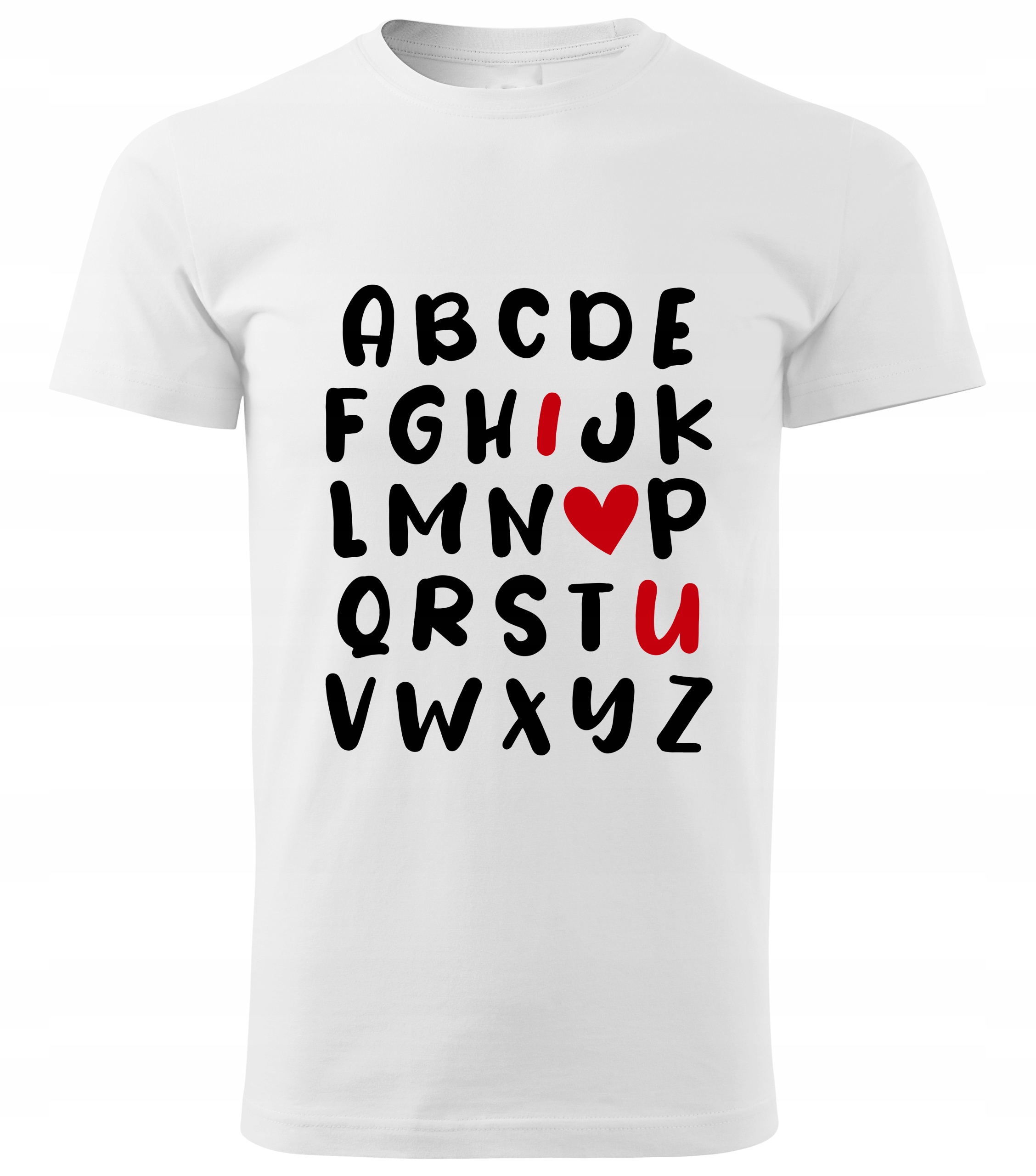 

Koszulka I love you wykreślanka miłosna XXL ver24
