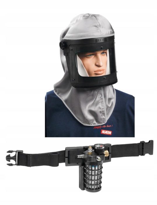 Maska Helm SATA air vision 2000 z weglem 69500 Producent code 69500