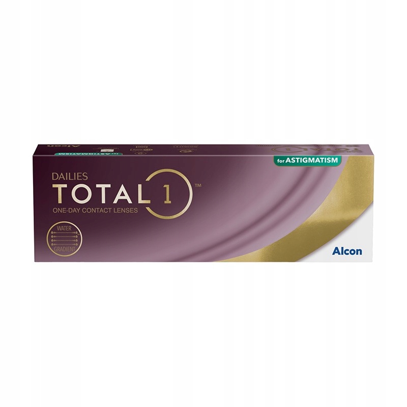 Soczewki kontaktowe Alcon Dailies Total 1 for astigmatism 30 szt.