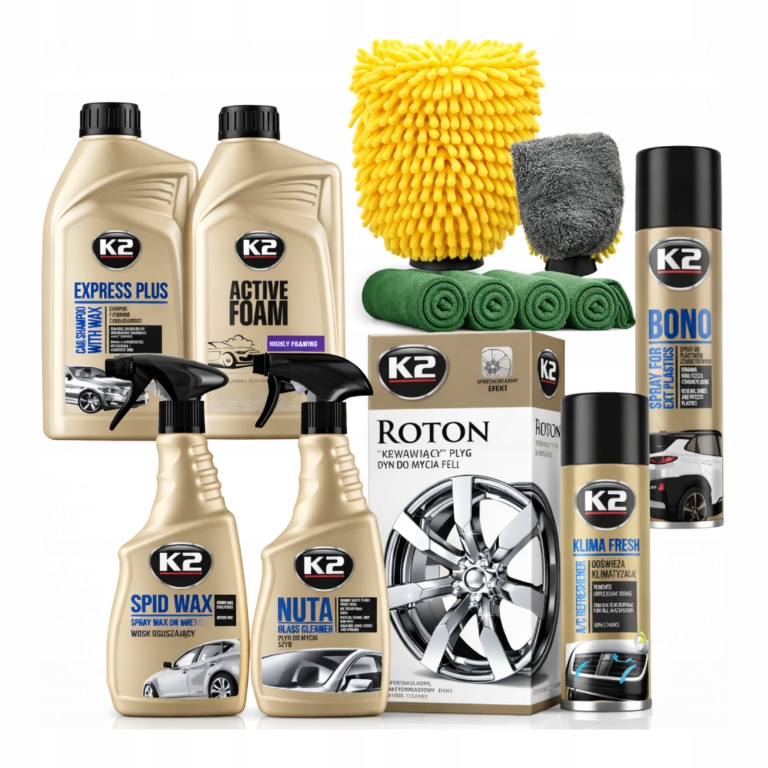 K2 Sada automobilové kosmetiky XXXL pro čištění a péči o auto
