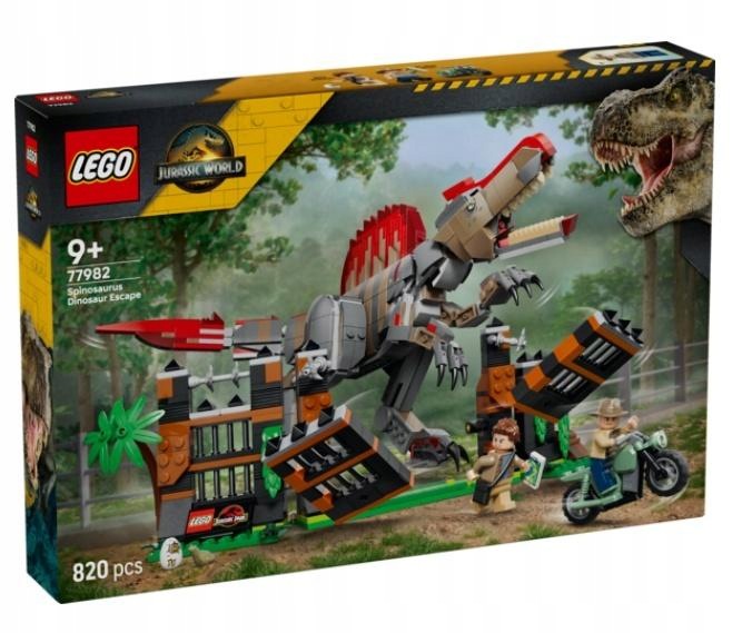 Lego(r) Jurský Svět 77982 Útěk Spinosaura