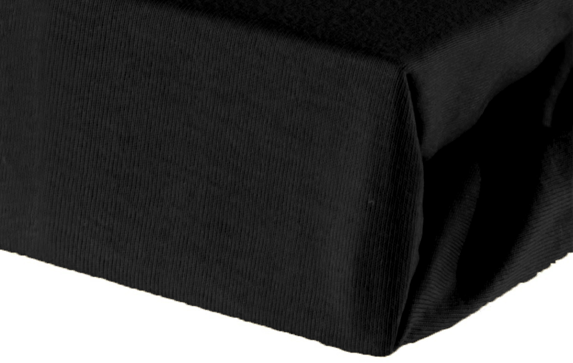 

Prześcieradło z Gumką 100% Bawełna 200x220 Czarne