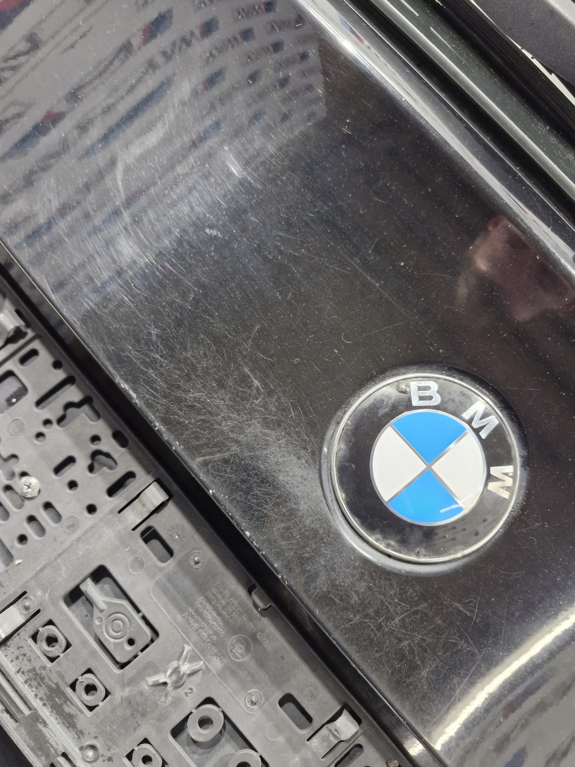 BMW E61 trunk door boot rear part rear 668 SCHWARZ II