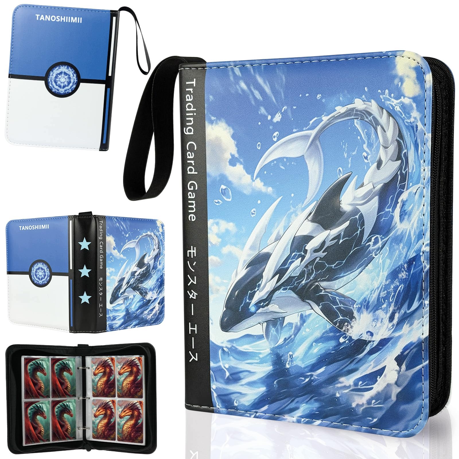 Binder Na Karty Kolekcjonerskie Tanoshiimii Glacial Leviathan 400 Kieszeni