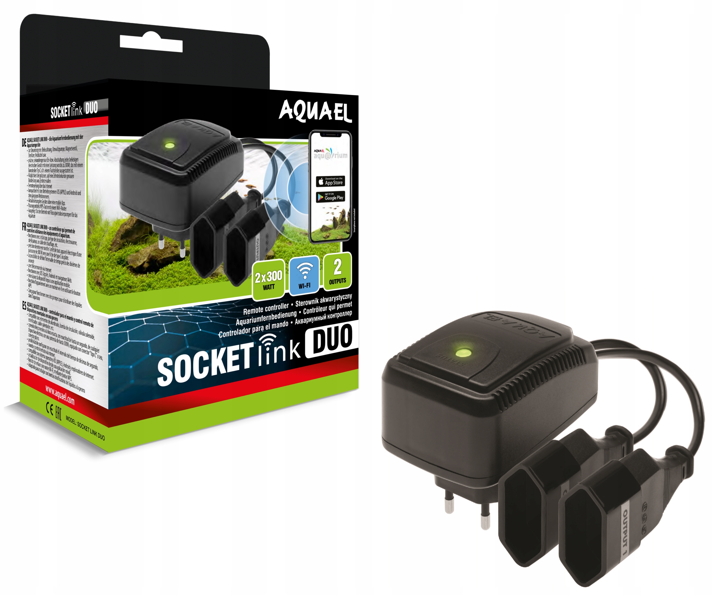 

Aquael Socket Link Duo Programator Sterowanie Wifi