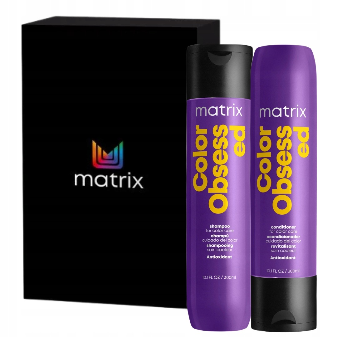Matrix Color Obsessed szampon do włosów farbowanych, odżywka 300ml