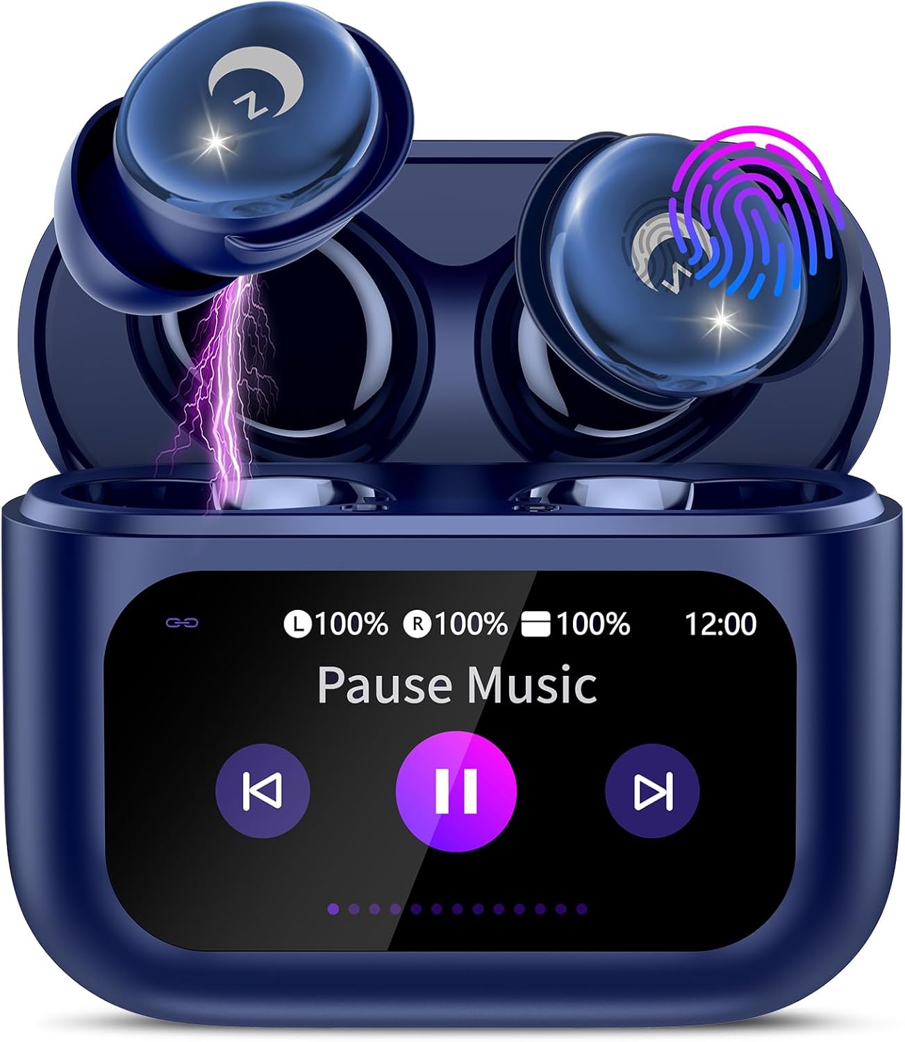 Słuchawki do Spania Douszne Mini Bluetooth 5.4 Do Spania na Boku IPX7 Vekj