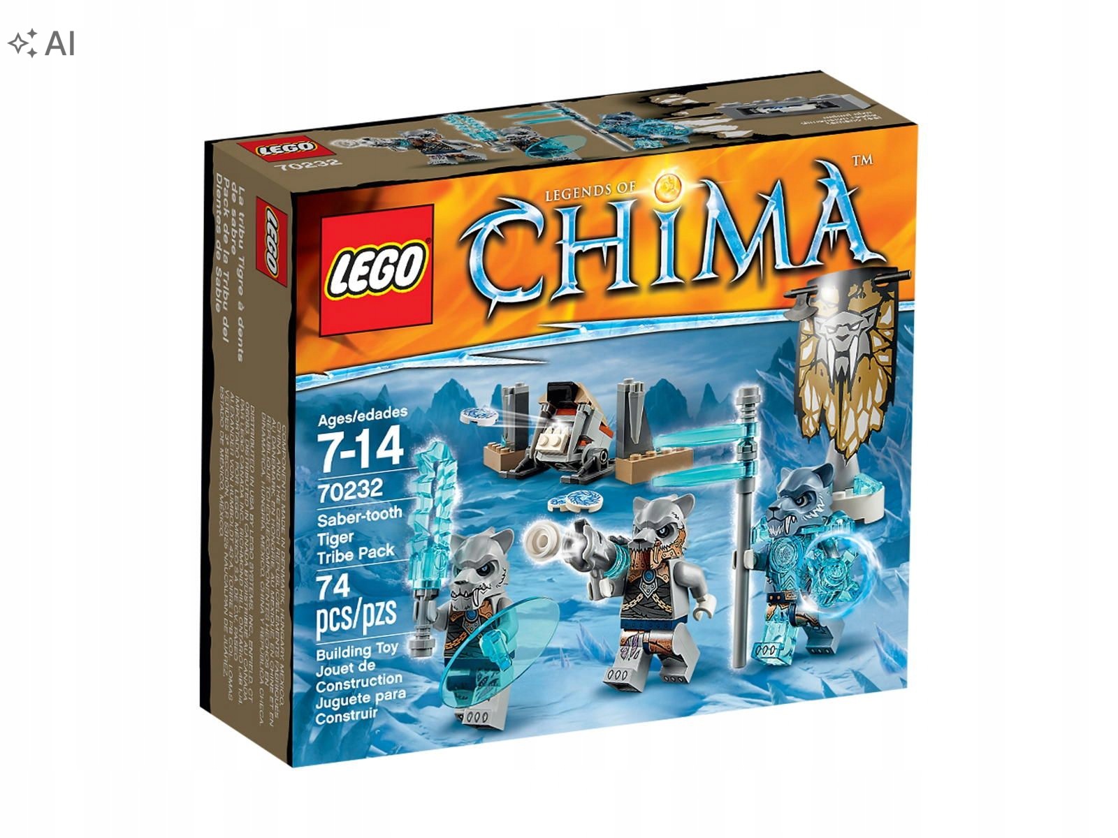Lego Chima 70232 Plemię Tygrysów Szablozębnych