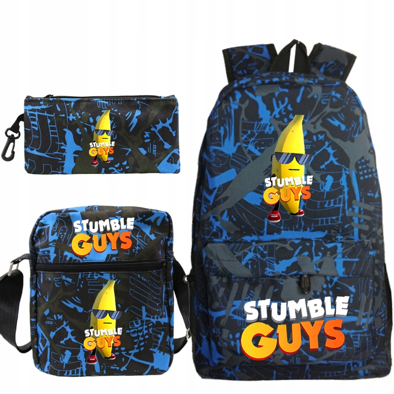ZESTAW PLECAK TORBA PIÓRNIK STUMBLE GUYS KOLORY Typ plecak
