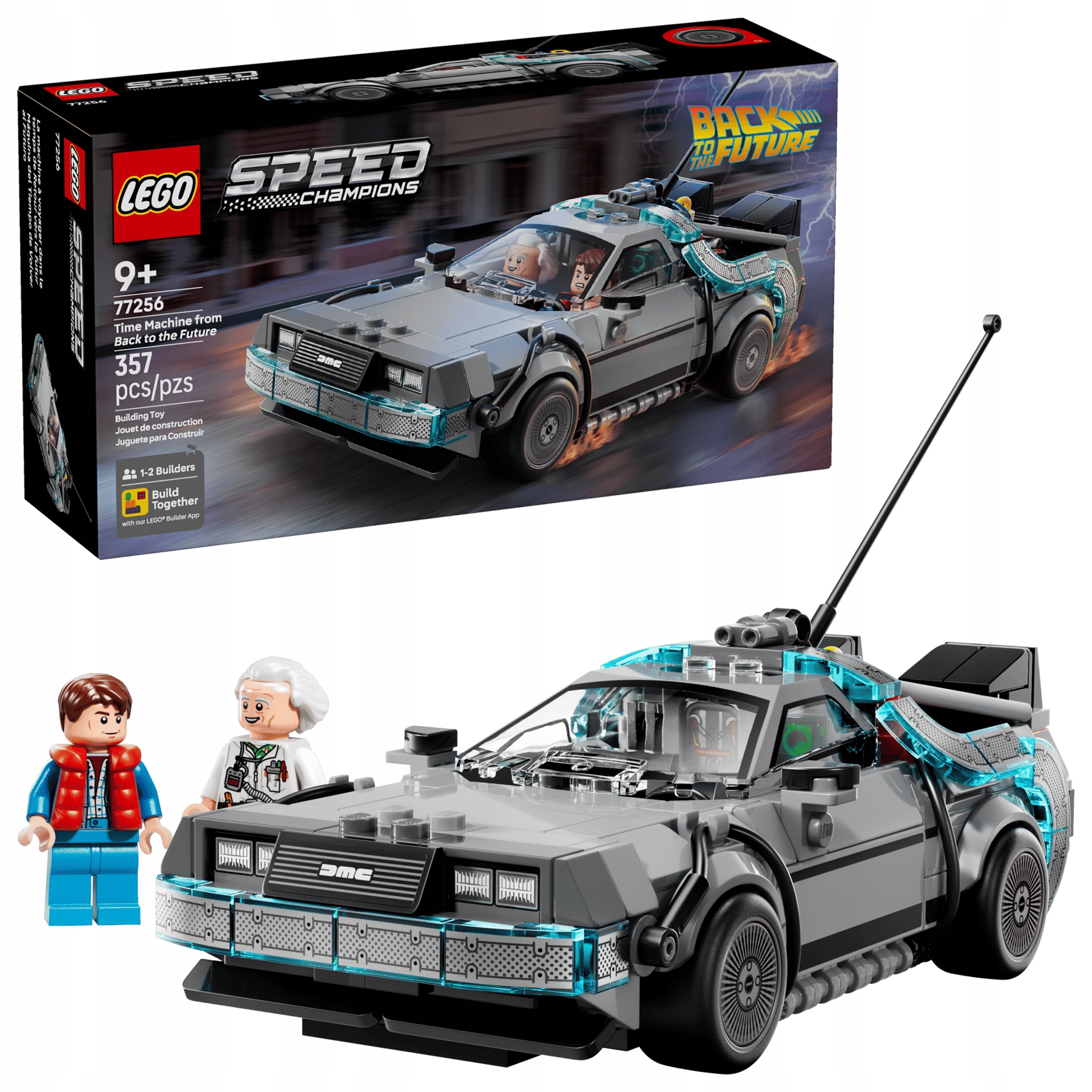 Lego 77256 Speed Champions Stroj Času Z Návratu Do Budoucnosti 357 El