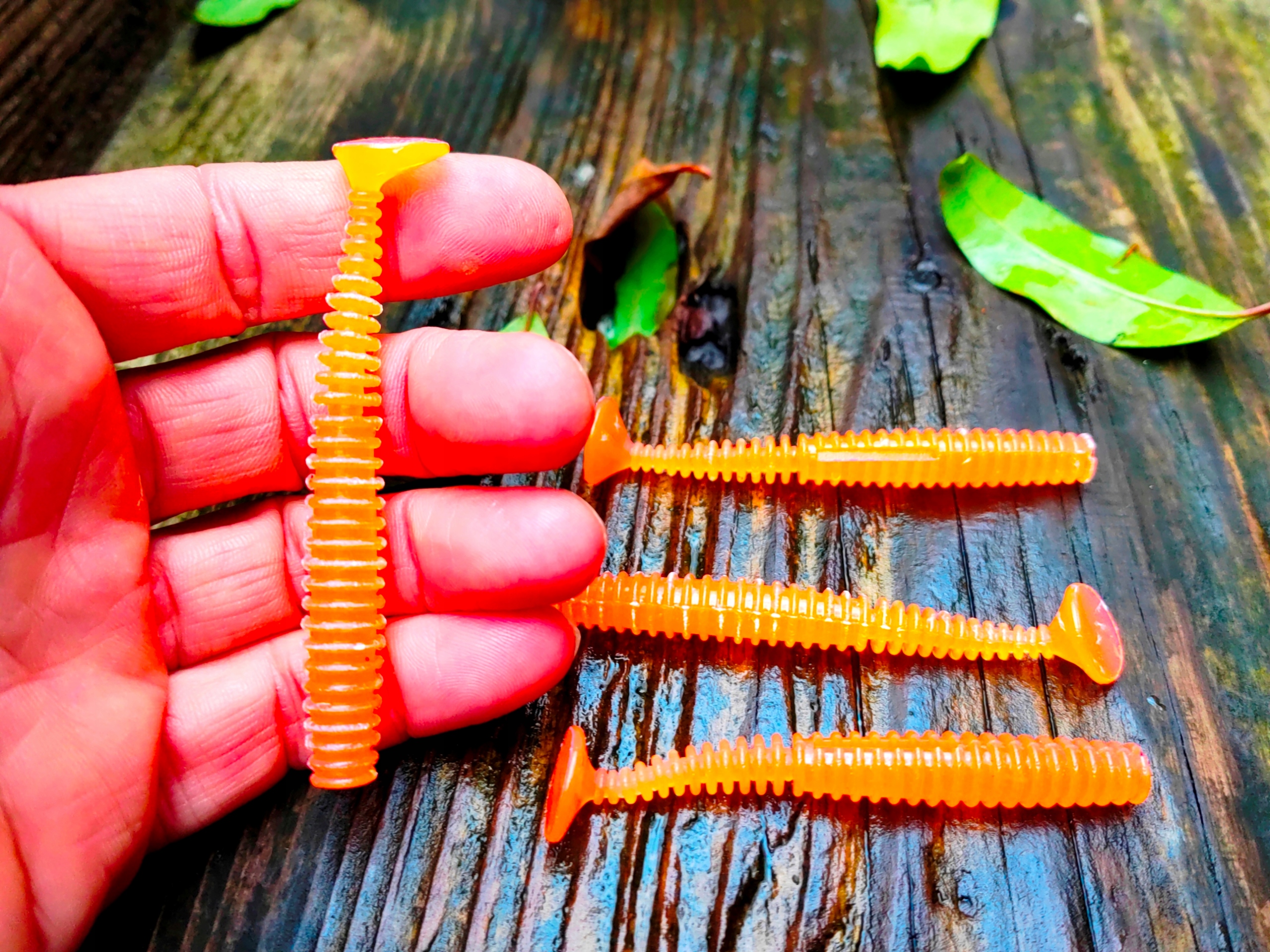 8 szt. 85 mm kopyto Damiki Glow i UV Okoń Sandacz