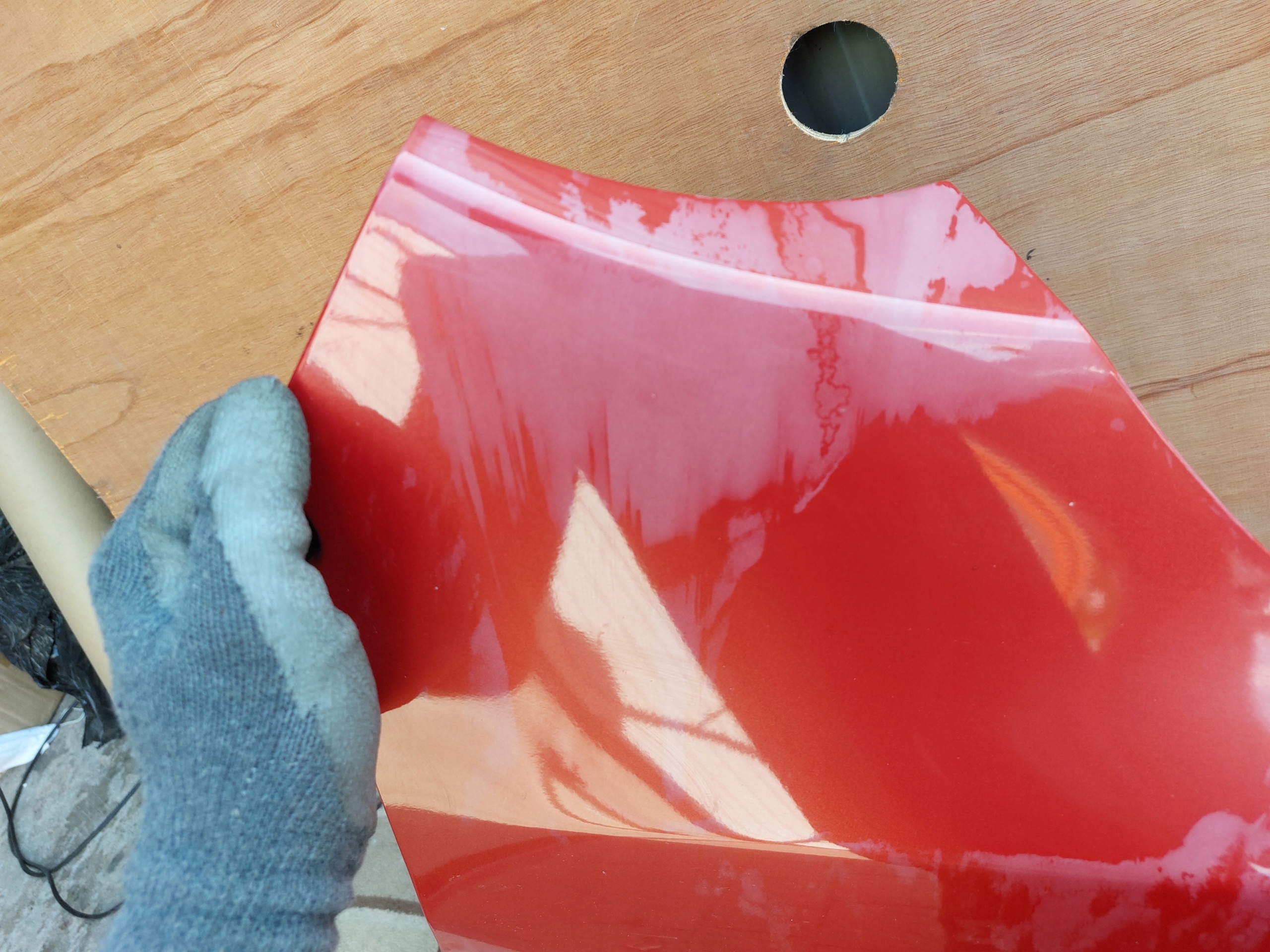 parafango Destra Anteriore MAZDA 3 II BL rosso 27A