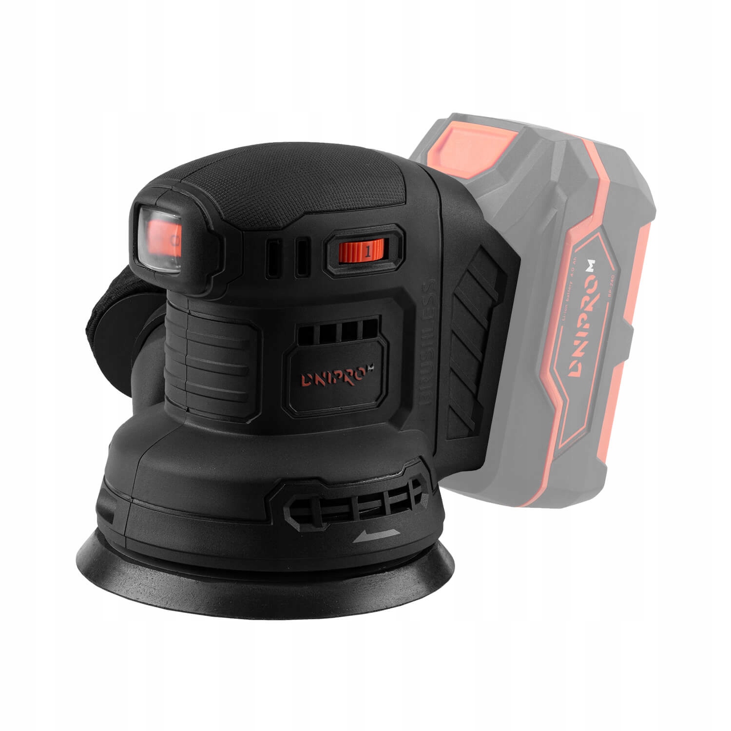 Szlifierka mimośrodowa akumulatorowa Dnipro-M DSO-200BC Ultra