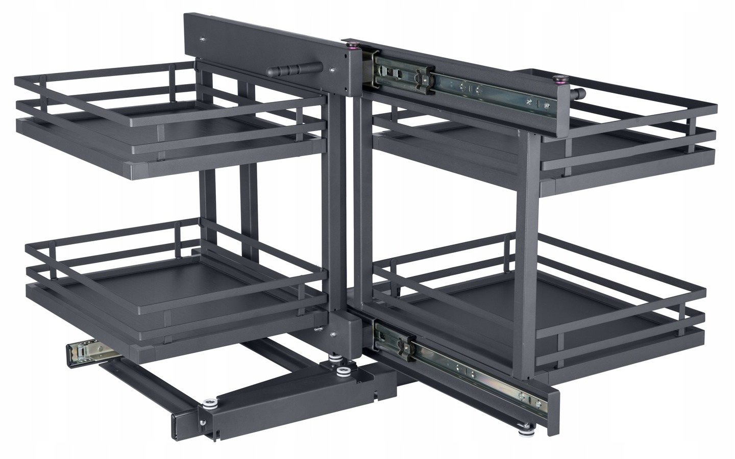 Cargo Koš Magic Corner Grafit Pro Skříňku 1200 mm Levý MPTJ017 KS2 Amix