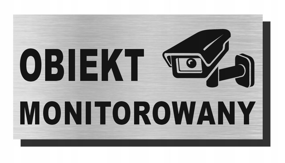 TABLICZKA OSTRZEGAWCZA - ALUMINIOWA 20x10cm UV