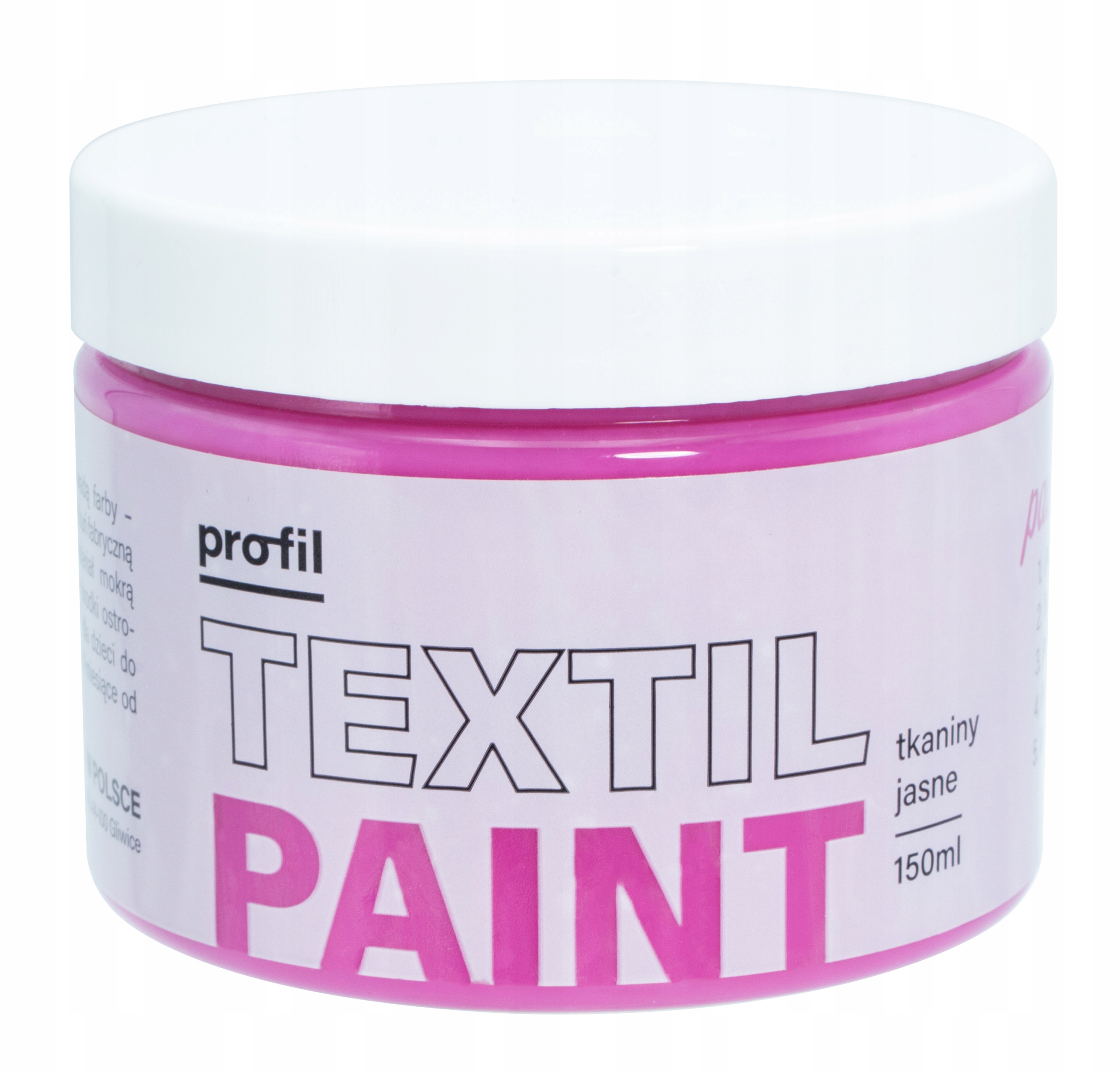 

Farbki Custom do tkanin jasnych Profil 150ml róż