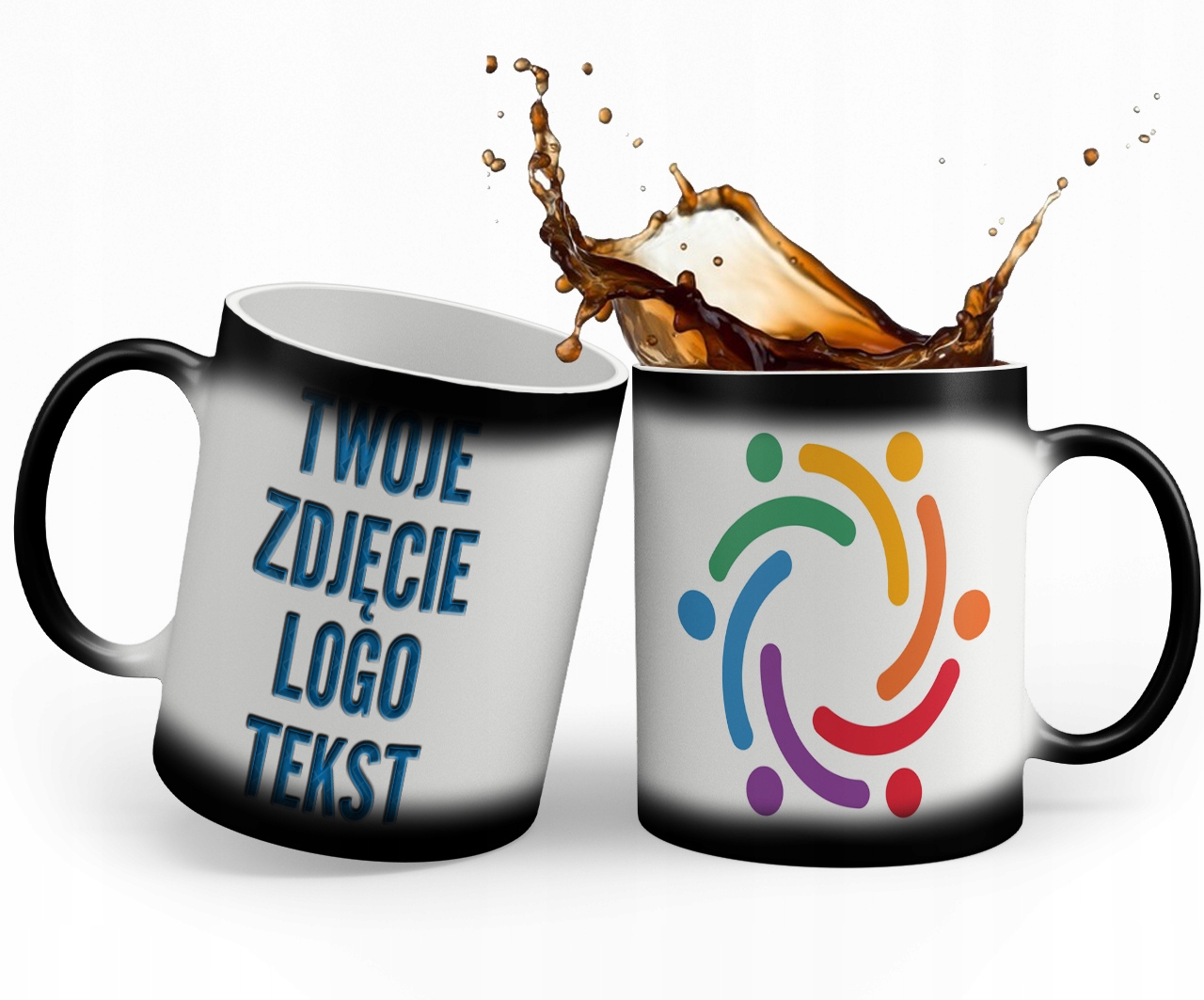 

Kubek Magiczny Z Twoim Własnym Nadrukiem Firmowy