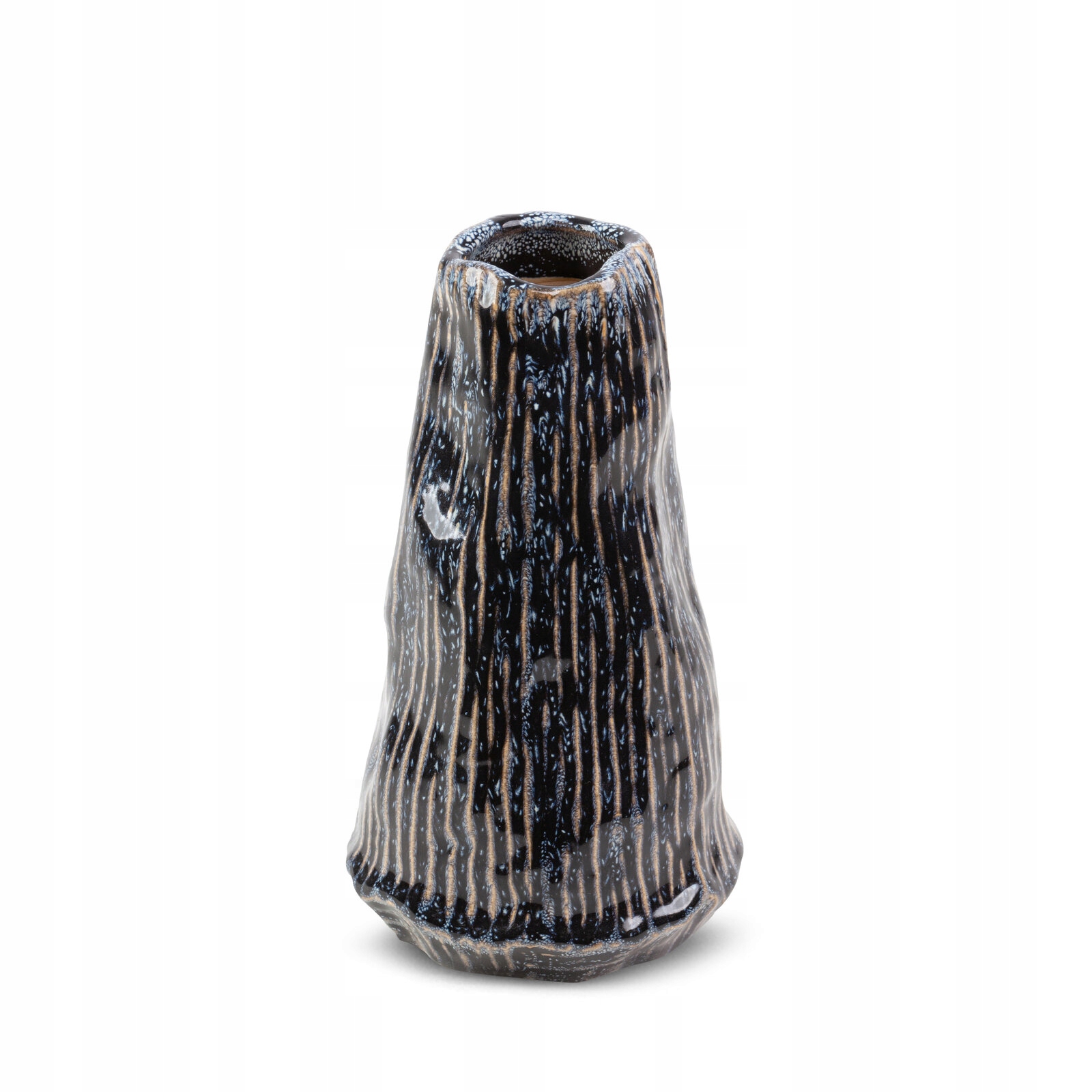 WAZON DEKORACYJNY ALDA 12X20 CM GRANATOWY