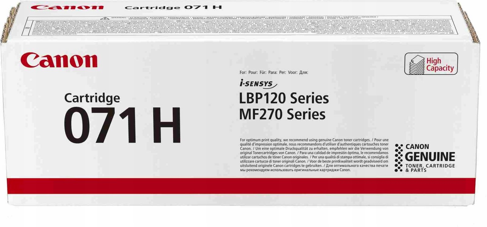 Toner Canon 071H Bk [5646C002] 5646C002 černý (black)