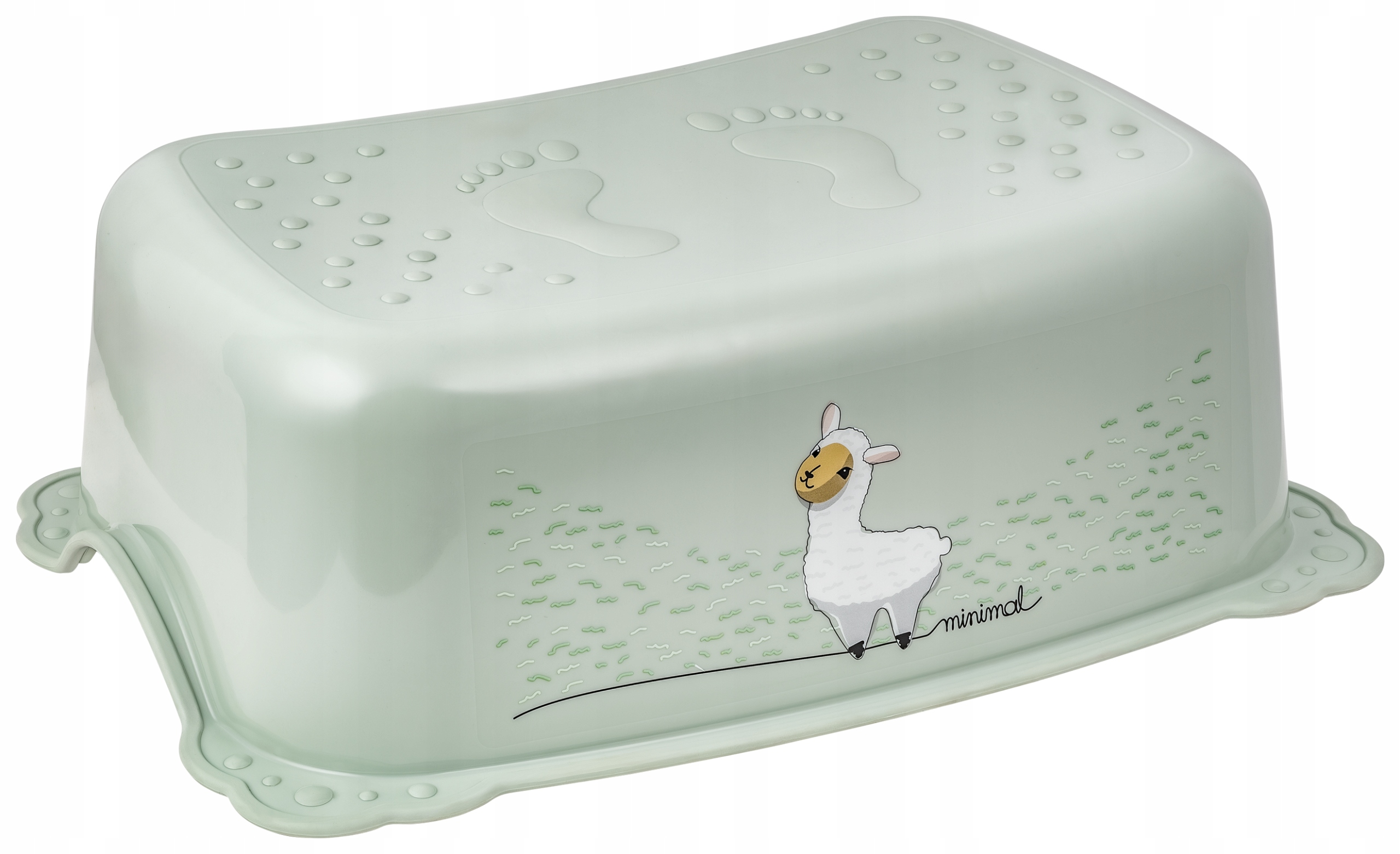 Podest antypoślizgowy stopień schodek podnóżek Minimal miętowy LAMA Maltex