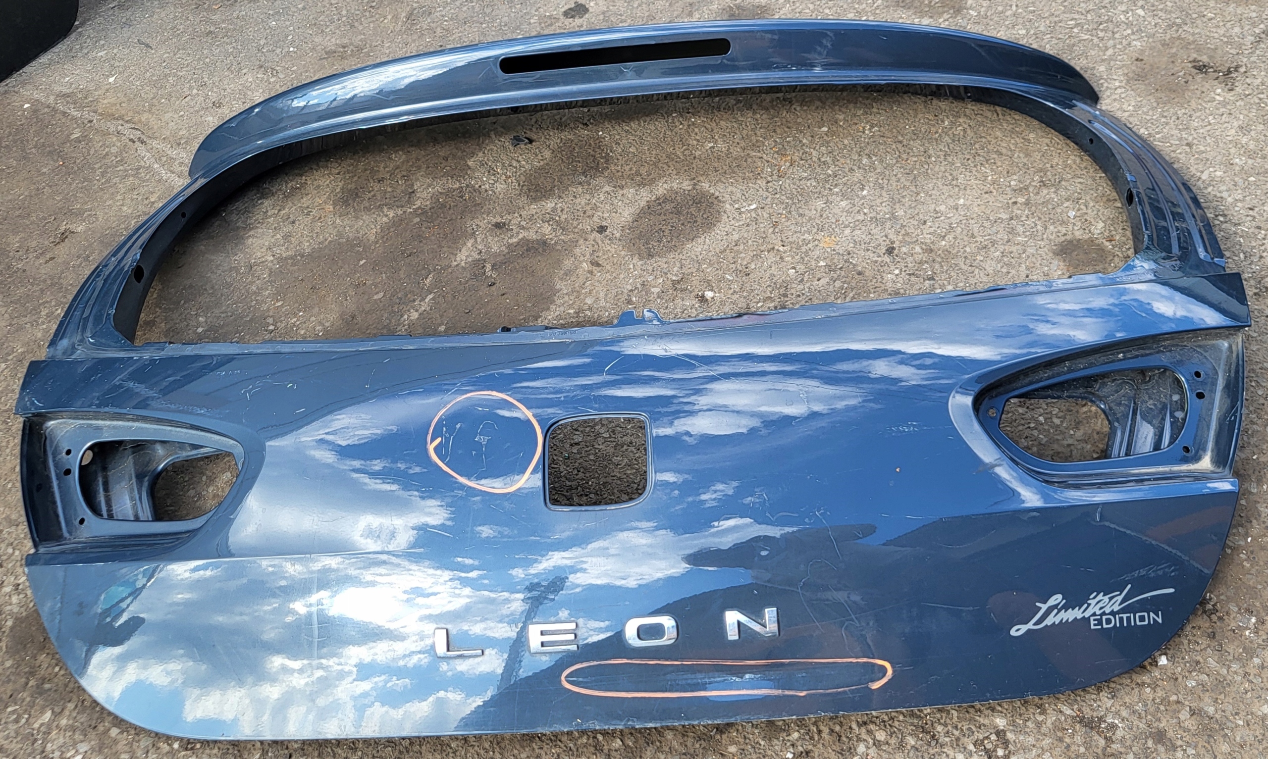 boot doors boot rear part SEAT LEON II 2 1P LIFT OE
