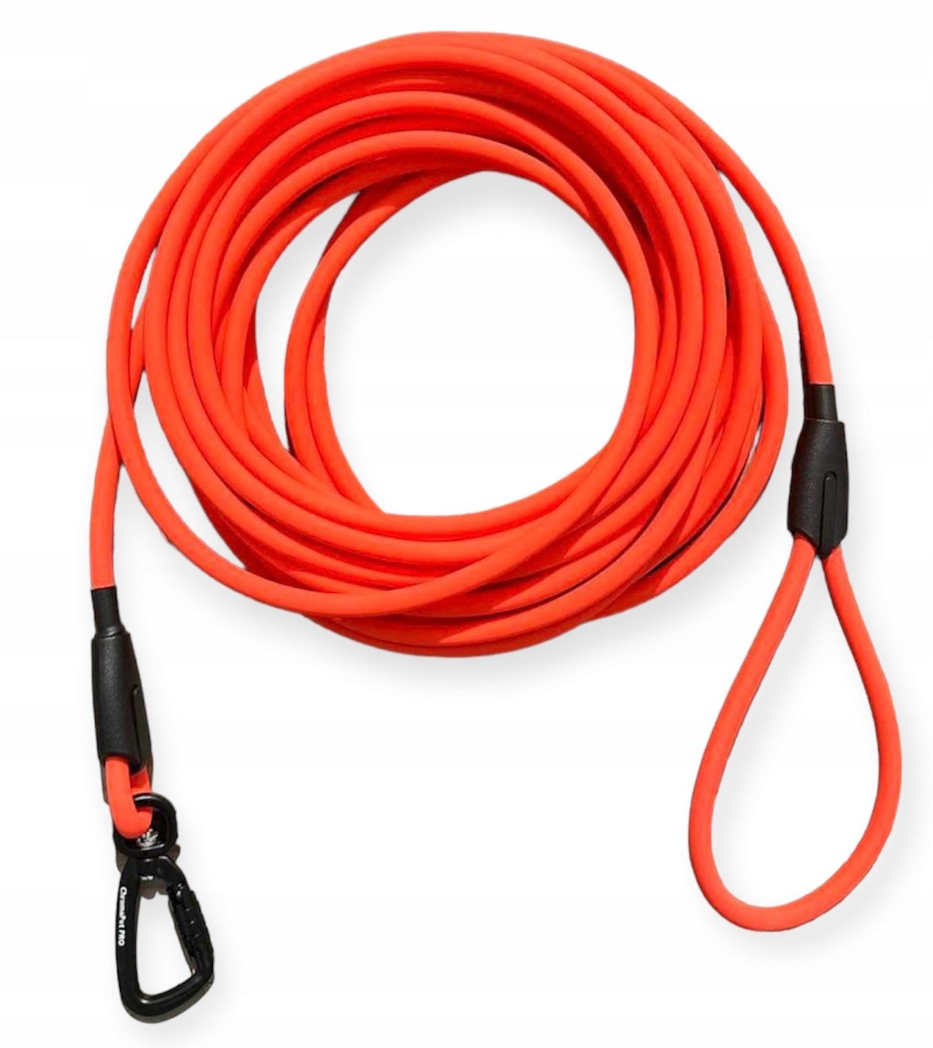 Levně Biothane Vodítko Tréninkové lano 7m Wzmacniana Oranžová| Neo Orange