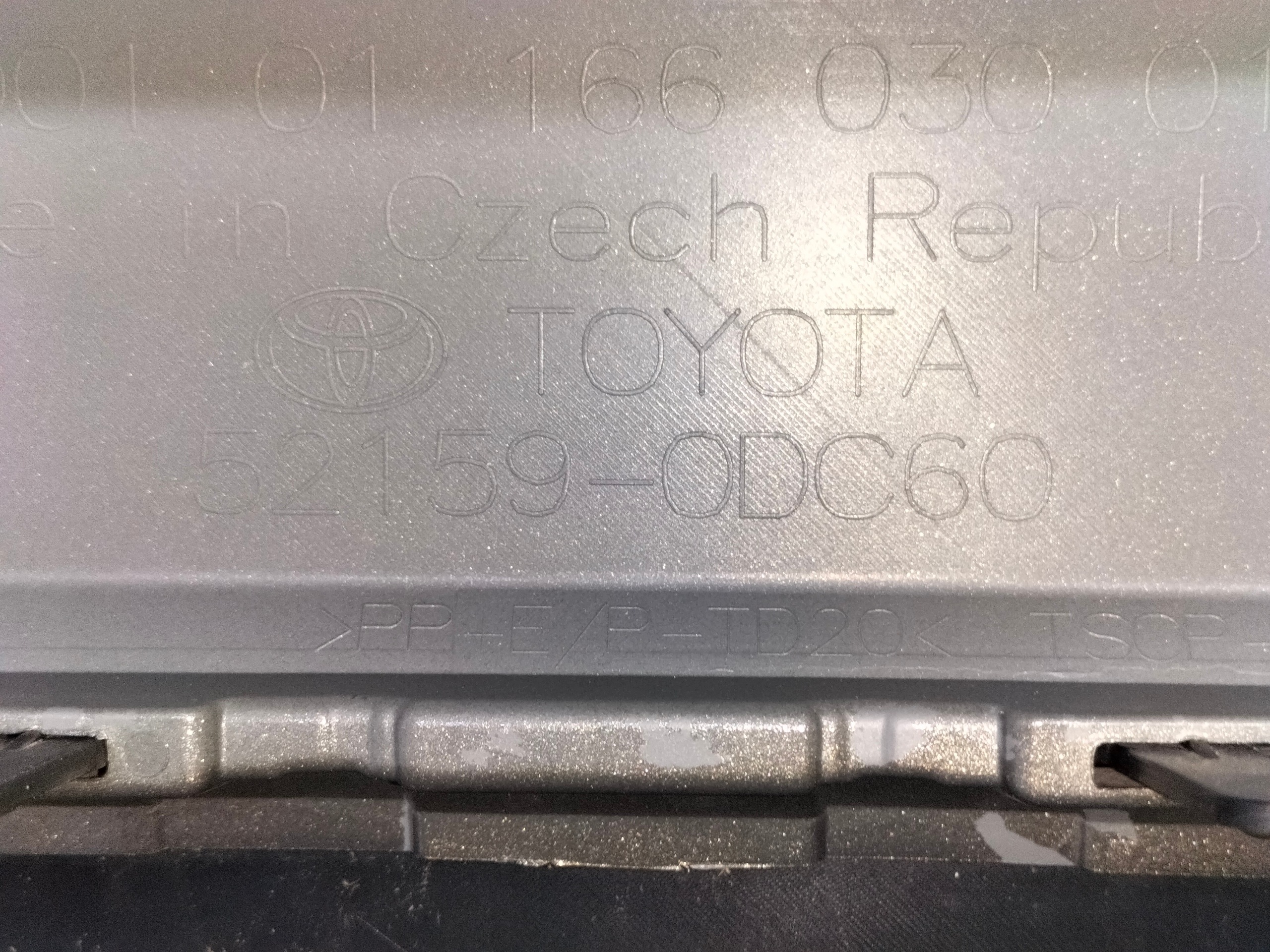 bumper rear rear part TOYOTA YARIS IV 20