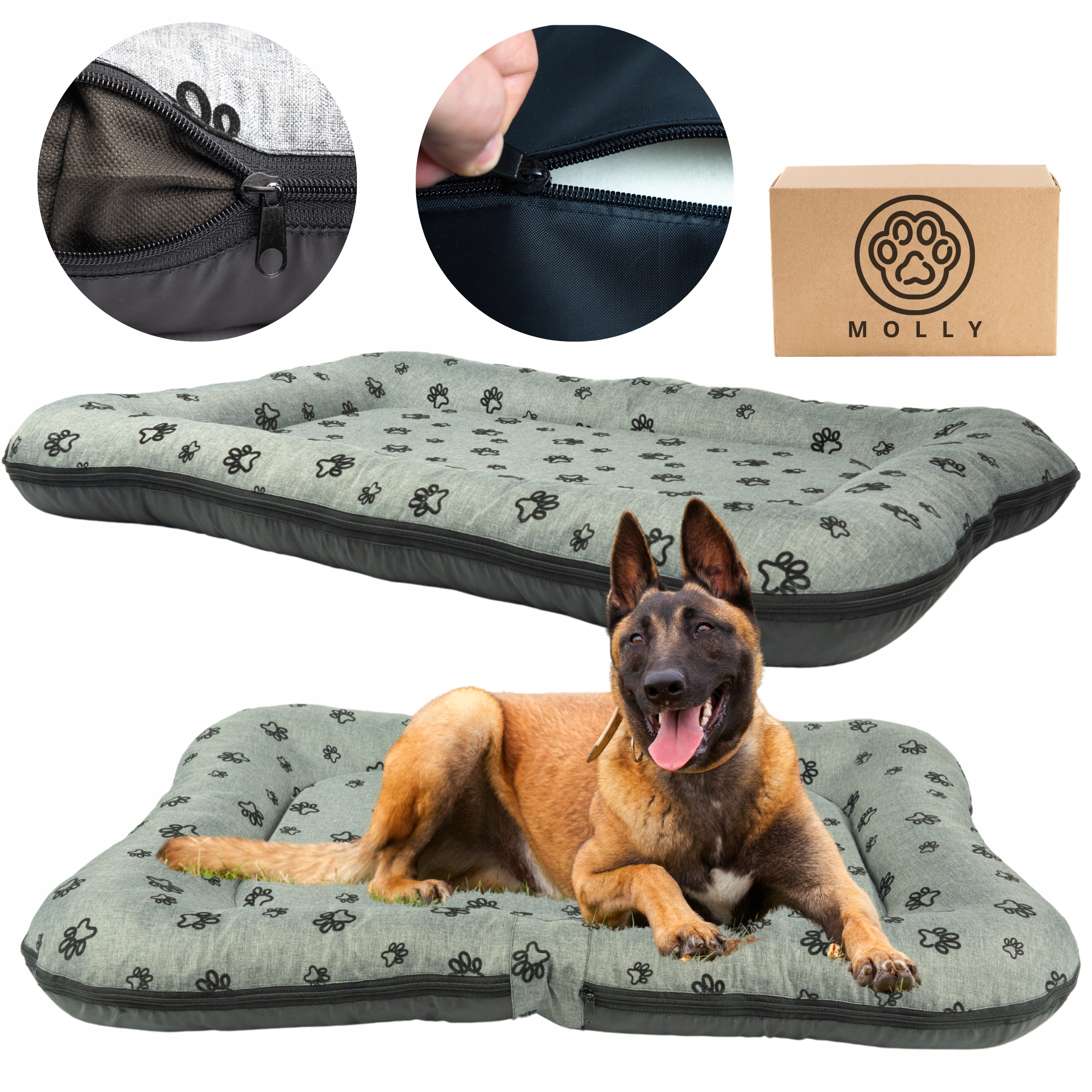 Levně pelíšek pro psa Vodotěsná postel houbička Ponton zámek Premium 110x80 r. XL