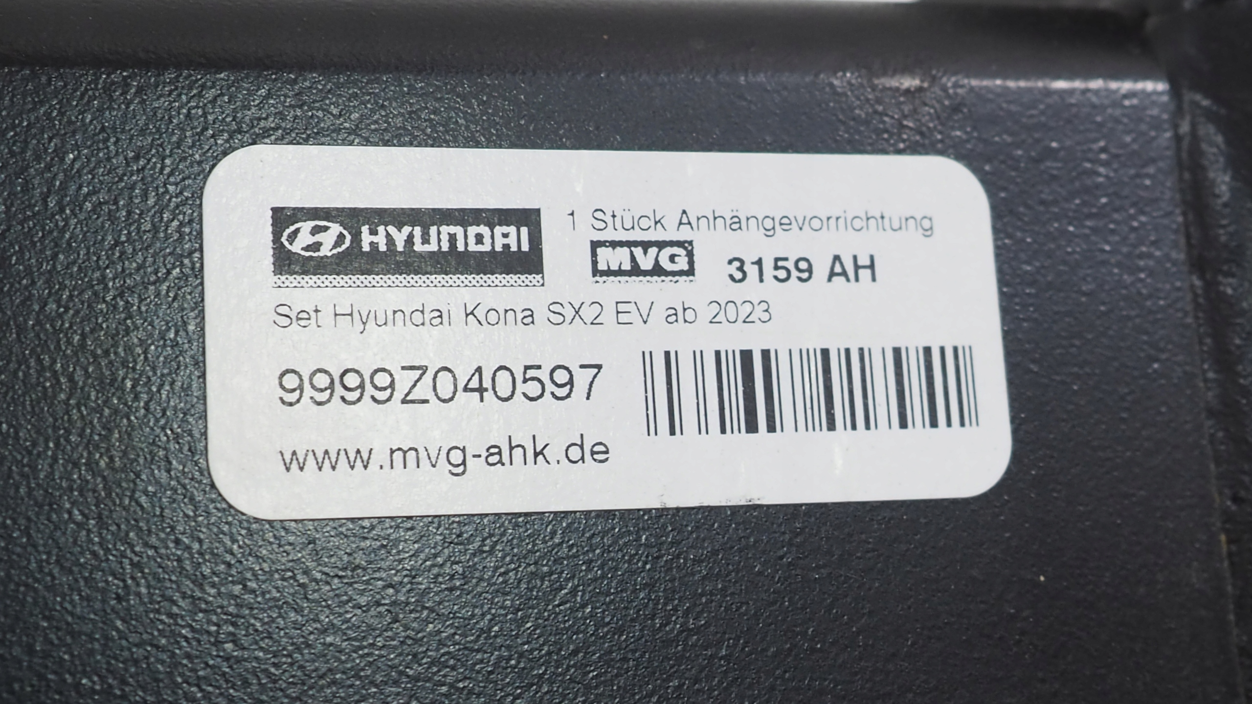 Hyundai Kona II tow 9999Z-040597