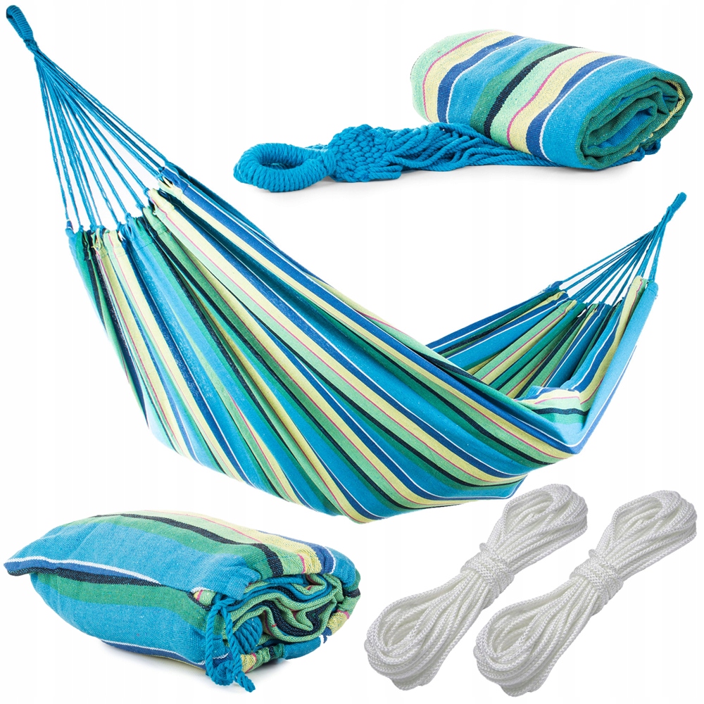 

Hamak Ogrodowy Mocny Bujak Pokrowiec Wiszący Linki