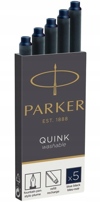 

Parker Naboje do pióra 5 szt. niebieski granatowy