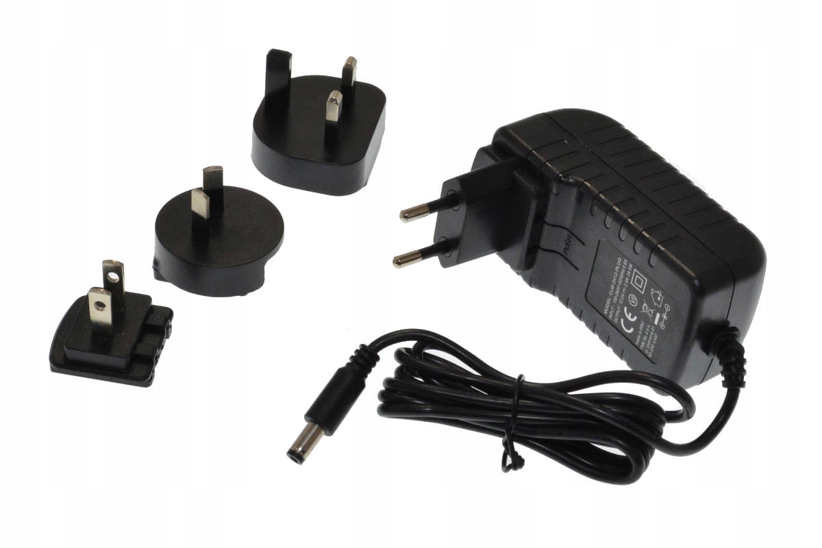 

Zasilacz 15V 1,6A 24W Wtyczki Eu/uk/usa 2,5x5,5mm