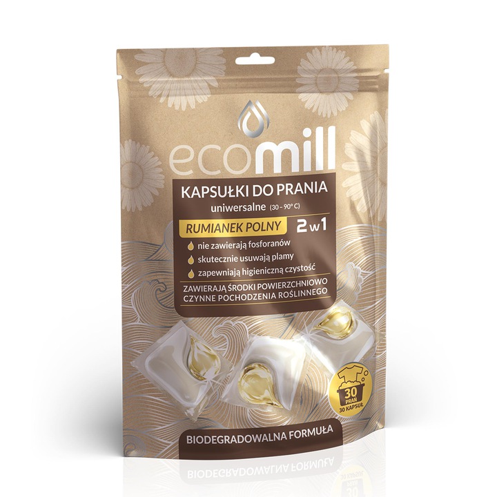

Ecomill kapsułki do prania Rumianek 30szt