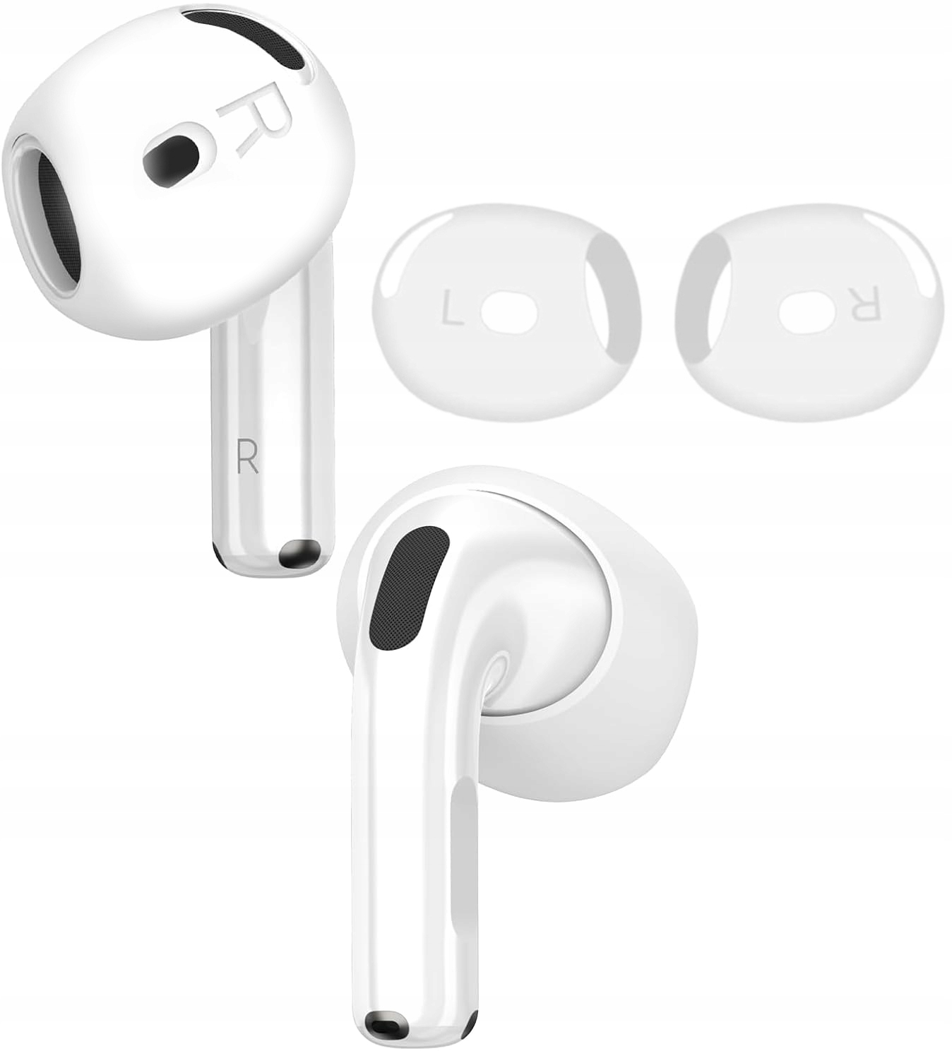 GUMKI NAKŁADKI WKŁADKI ULTRA SLIM DOUSZNE EAR TIPS DO APPLE AIRPODS 4