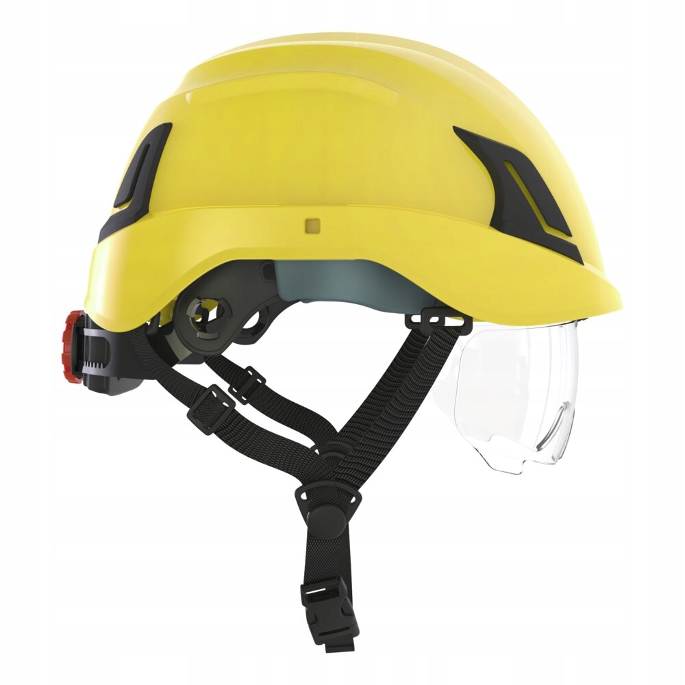 Ochranná přilba Atra 50 s průzorem, žlutá