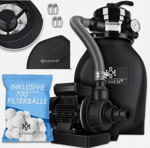 Kesser čerpadlo pieskový filter do bazéna 10200 L/h guličky 700 g
