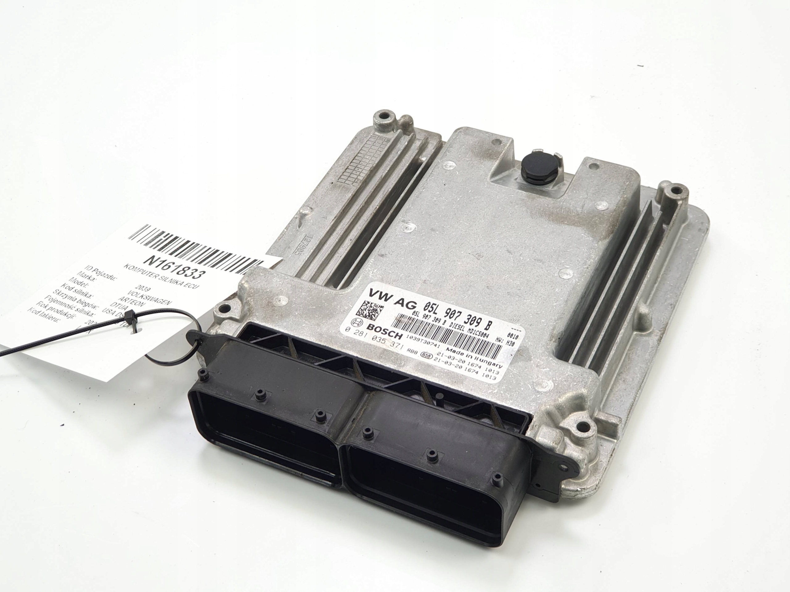 computer Motore ECU 05L907309B 2.0 TDI VOLKSWAGEN ARTEON