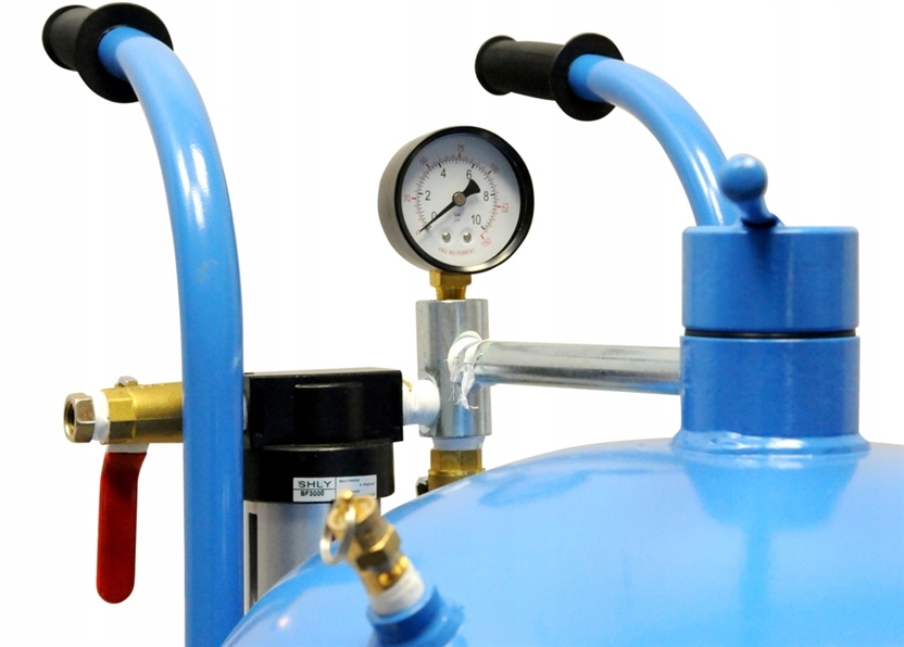 MOBILNA PIASKARKA SYFONOWA 38L SCIERNIWO 25kg Producent code B3401 PIASKARKA PIASEK