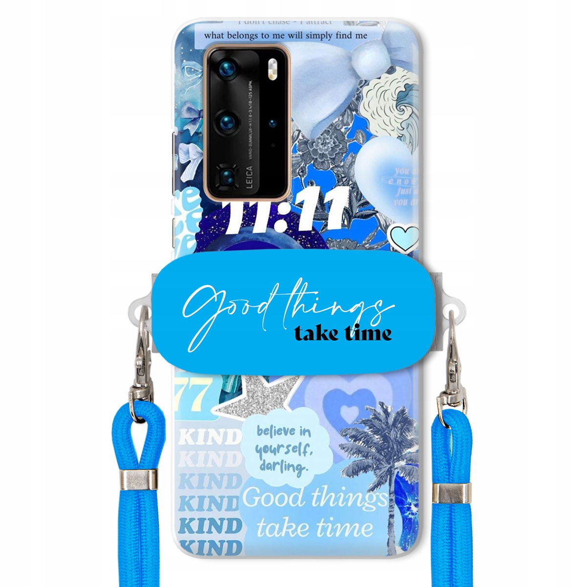 Puzdro pre Huawei P40 Pro Držiak Crossbody vodítko Good Things Sea Lata