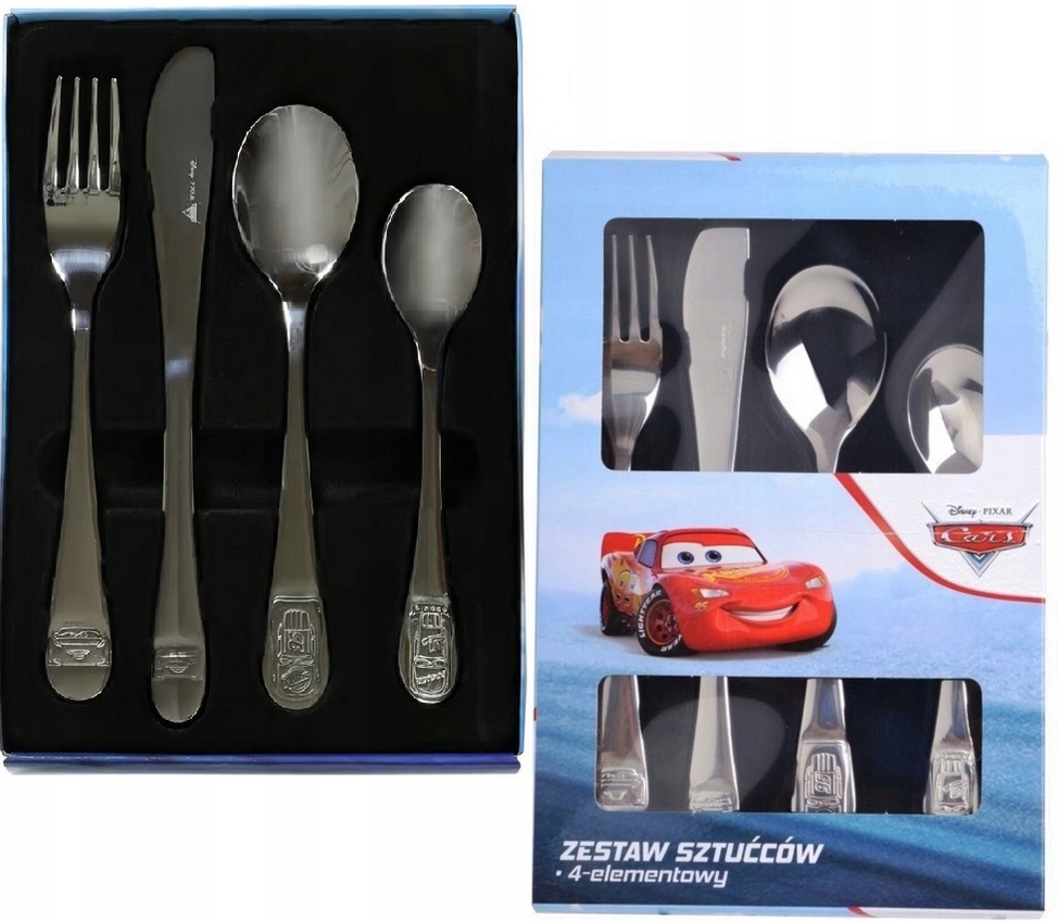 

Ambition 4 Sztućce Dziecięce Dziecka Cars Auta