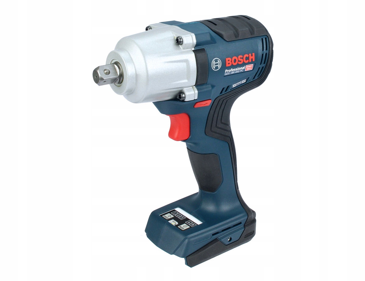KLUCZ UDAROWY BEZSZCZOTKOWY GDS 18V-450 PC BOSCH 2x4,0Ah L-BOXX Prędkość obrotowa 2300 obr./min